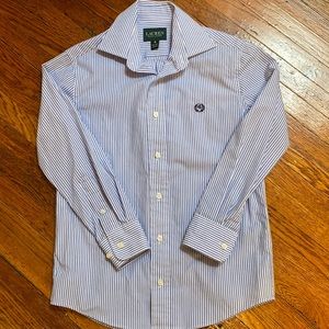 LAUREN - Ralph Lauren striped dress shirt boys size (8)